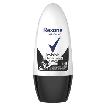 Deodorante Invisible Roll-on in bianco e nero
