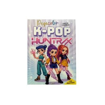 Książeczka do kolorowania „K-Pop Huntrix PegaColor” z naklejkami