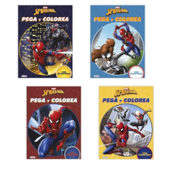 Książeczka do kolorowania „Spider-Man” PegaColor z naklejkami