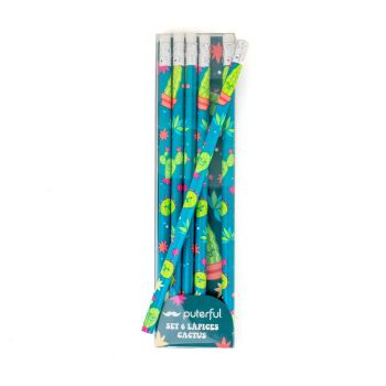 Set 6 Matite con Gomma