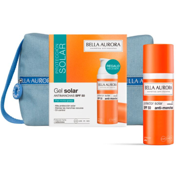 Pack Sun Gel Solare SPF50 Pelle Mista + Borsa Denim