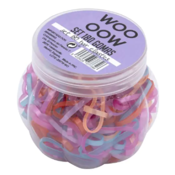 Lot d’élastiques en silicone transparent