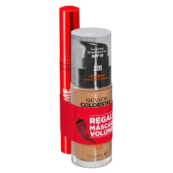Fond de Teint Longue Tenue ColorStay Peaux Grasses + Mascara Full Time