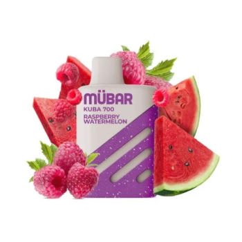 Vaper Desechable Sin Nicotina Kuba 700 Raspberry Watermelon