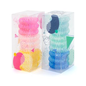 Set di 9 elastici per capelli