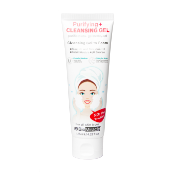 Gel detergente schiumoso per il viso + purificatore