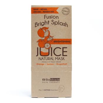 Fusion Bright Splash Maschera viso illuminante al succo d'arancia