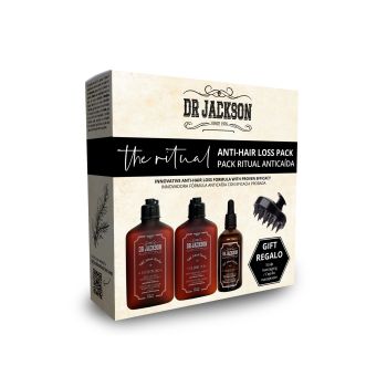 Kit rituale anti-caduta dei capelli + spazzola da massaggio