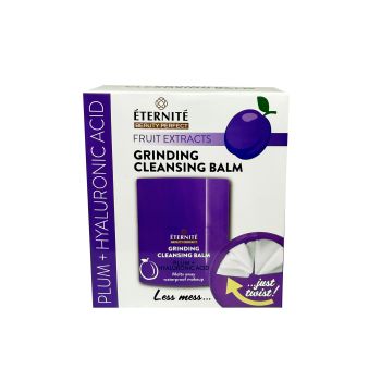 Balsamo detergente per il viso con prugna + acido ialuronico