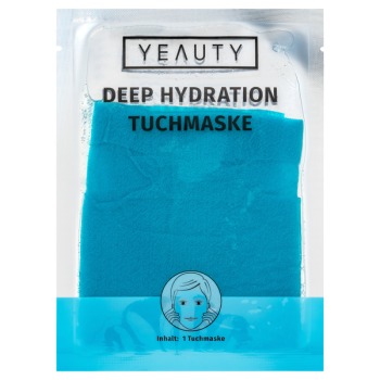 Maschera idratante blu per il viso