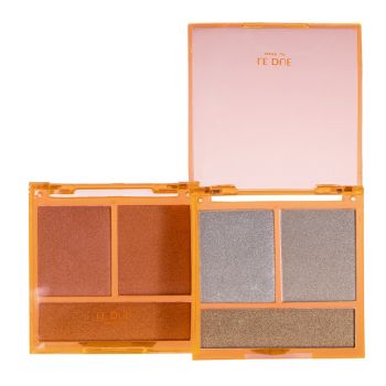 Palette di illuminanti in cipria