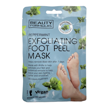 Maschera esfoliante per piedi alla menta piperita
