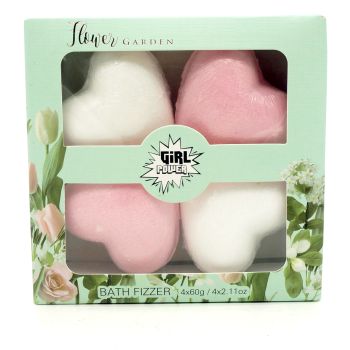 Girl Power Set Bath Bombs Flower Garden 