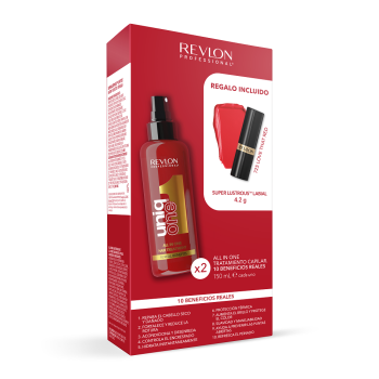 Uniq One Hair Treatment + Super Lustrous Rossetto