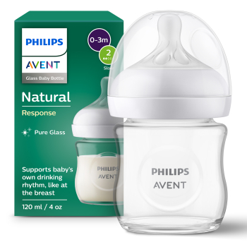 Avent Natural Response Biberon di Cristallo