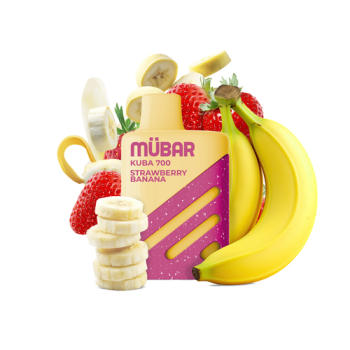 Sigaretta Elettronica Usa e Getta Kuba 700 Strawberry Banana