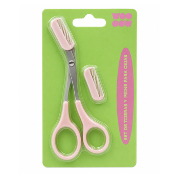 Set Forbici e Pettine per Sopracciglia