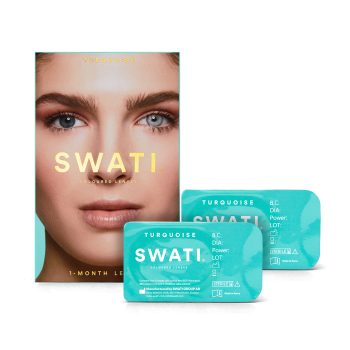 Soczewki kolorowe Turquoise