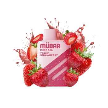 Sigaretta Elettronica Usa e Getta Kuba 700 Triple Strawberry
