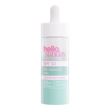 The Mineral One Siero Idratante SPF 50 con Acido Ialuronico