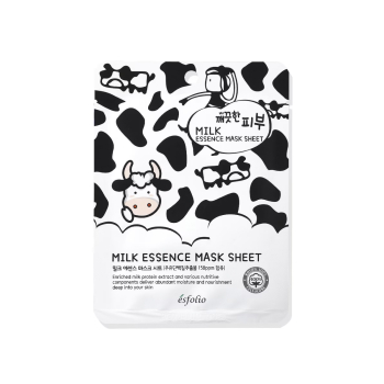 Maschera per il viso con estratto di proteine del latte