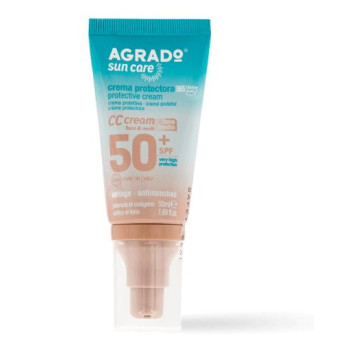 Crema Protettiva per il Viso con Colore SPF 50+
