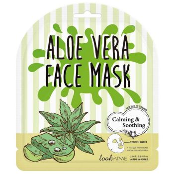 Maschera per il viso all'aloe vera