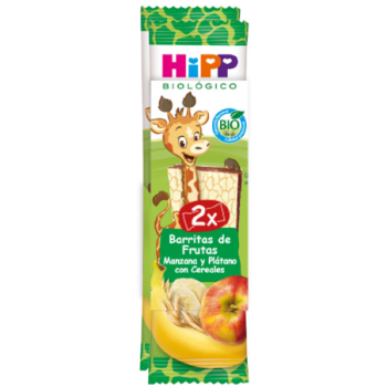Barrette di Frutta Mela e Banana con Cereali