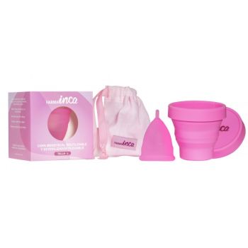 Coppetta mestruale con sterilizzatore e custodia 