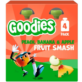 Goodies bolsitas melocotón plátano y manzana