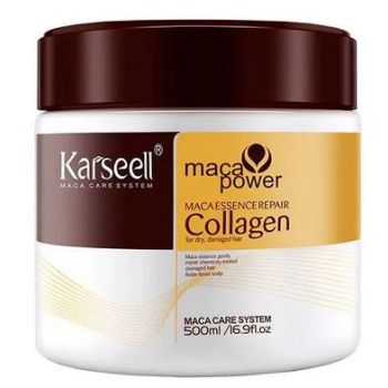 Maschera riparatrice anticrespo con collagene attivo