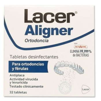 Compresse disinfettanti per l'ortodonzia Aligner