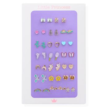 Little Princess Set 20 paia di orecchini Love
