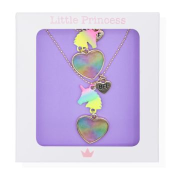 Little Princess Set 2 Collane BFF Unicorn Love