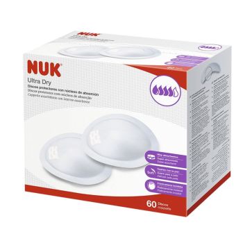 Disques Ultra Dry avec noyaux absorbants pour l’allaitement
