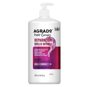 Shampoo riparatore di lucentezza intensa per amanti dei capelli