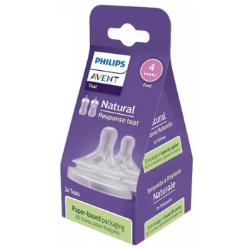 Avent Natural Response Tetina Flusso Veloce 3M+