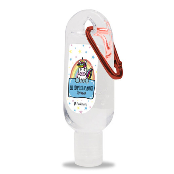 Gel Nettoyant Mains Licorne avec Mousqueton