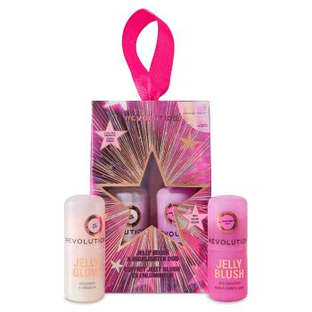 Set regalo di fard ed evidenziatori in gelatina