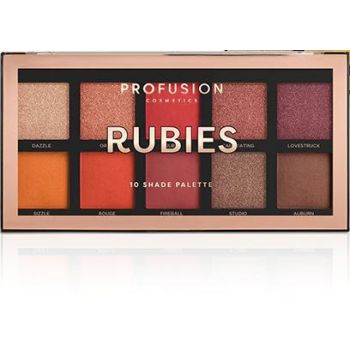 Palette di ombretti Rubies 10 tonalità