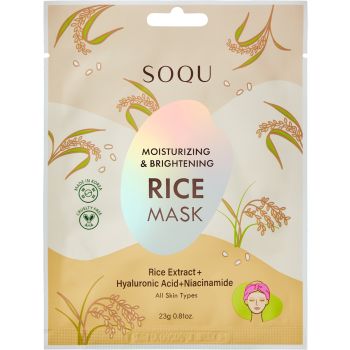 Maschera di riso idratante e schiarente