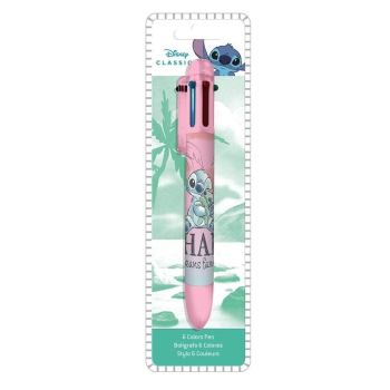 Stylo 6 couleurs Stitch