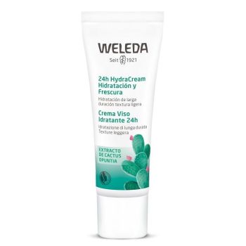 Crema Viso HydraCream Idratazione e Freschezza 24H con Estratto di Cactus BIO