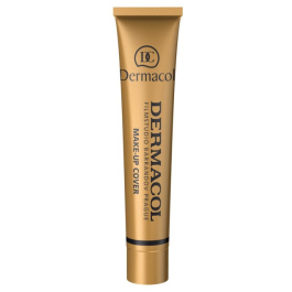 Fond De Teint Dermacol Haute Couvrance Waterproof - Teinte 208 - 30g - Dans Sa Boîte - Parfait Pour Couvrir Imperfections