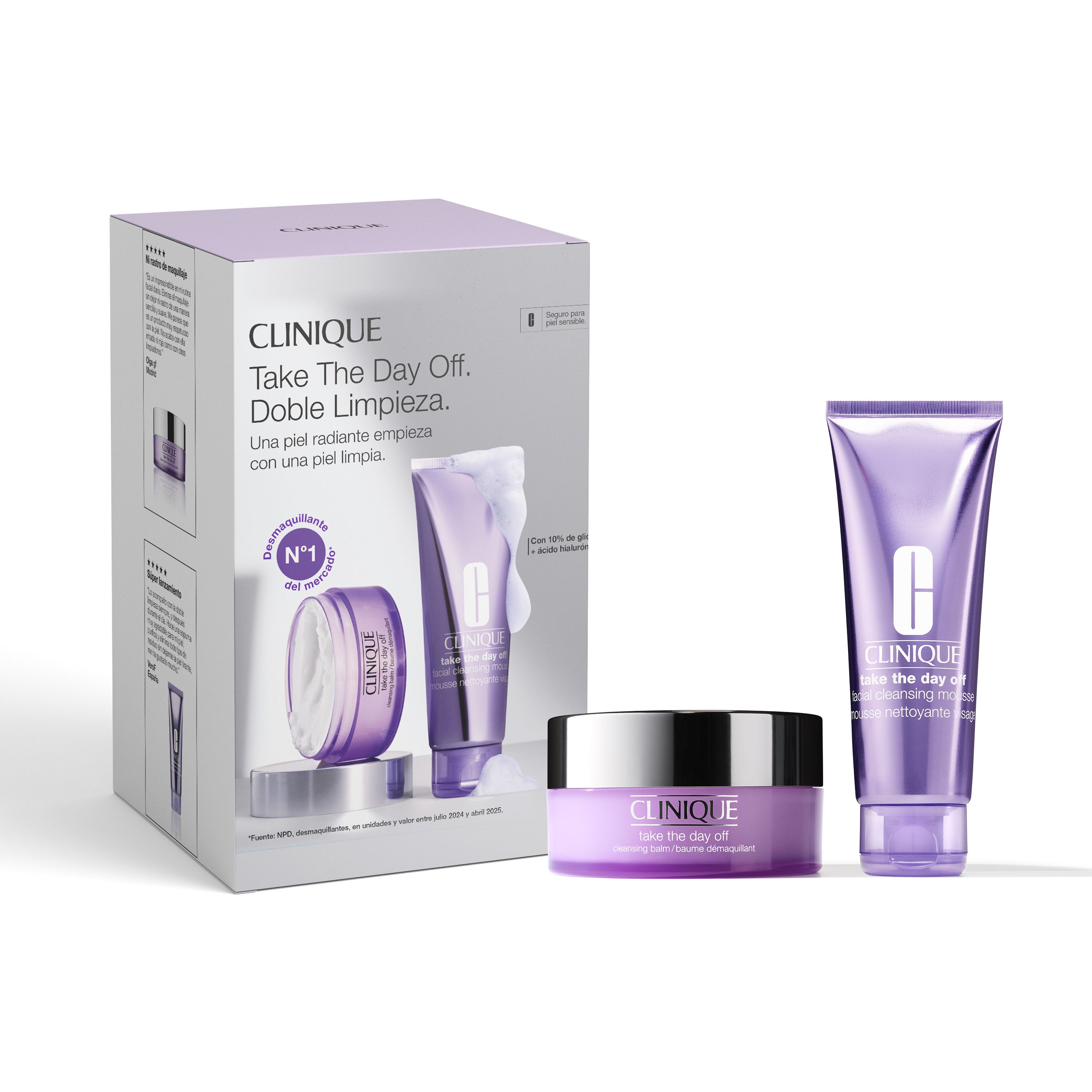 Clinique Coffret Double Nettoyage Take The Day Off | Parfumeries