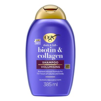 Shampoing Biotine et Collagène Volumateur et Texturisant