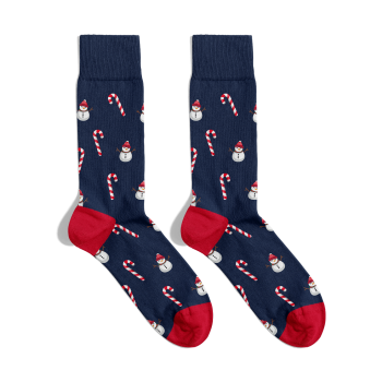 Calzini a forma di bastoncino di zucchero Calzini a forma di bastoncino di zucchero