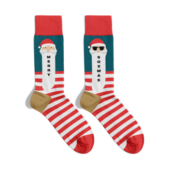 Calzini di Natale di Babbo Natale Calzini di Natale di Babbo Natale