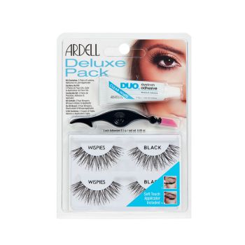 Set Faux Cils Deluxe Pack avec Adhésif et Applicateur