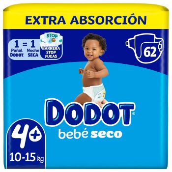 Pannolini Baby Dry Taglia 4+ (10-15Kg)